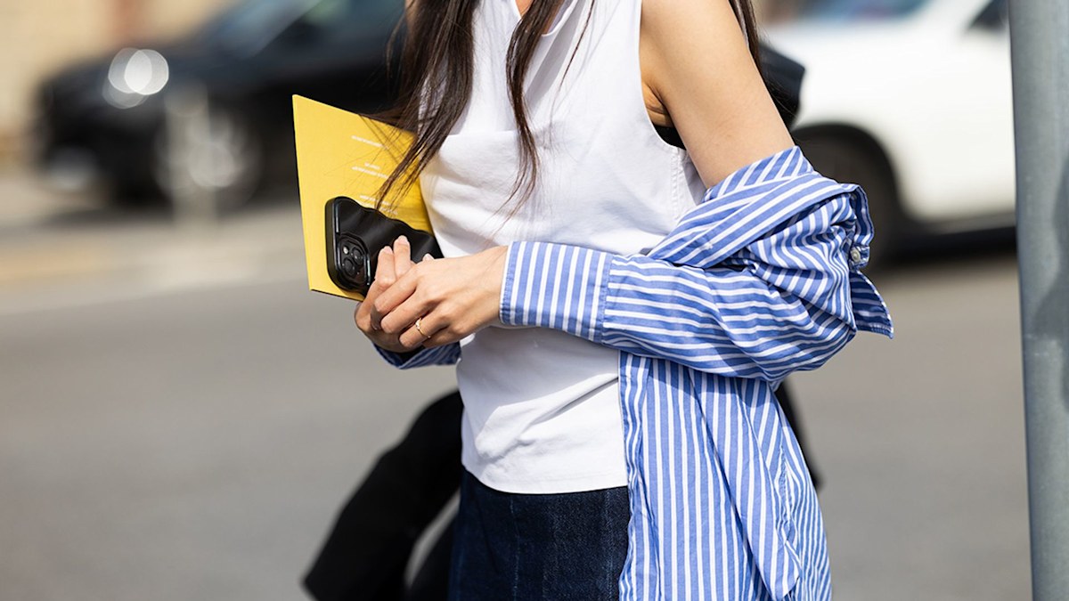 8 blue & white striped shirts that feel very summer 2025 | HELLO!