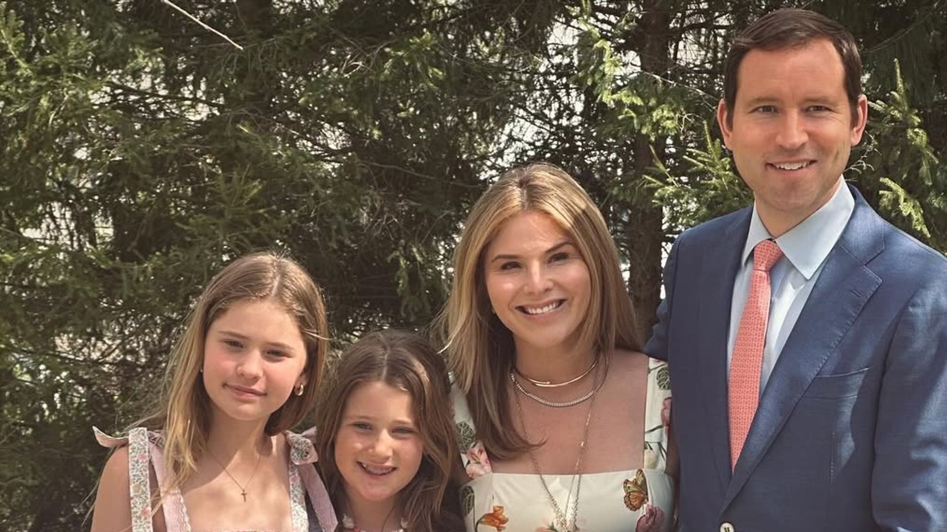 Jenna Bush Hager and her husband Henry Hager and their three children