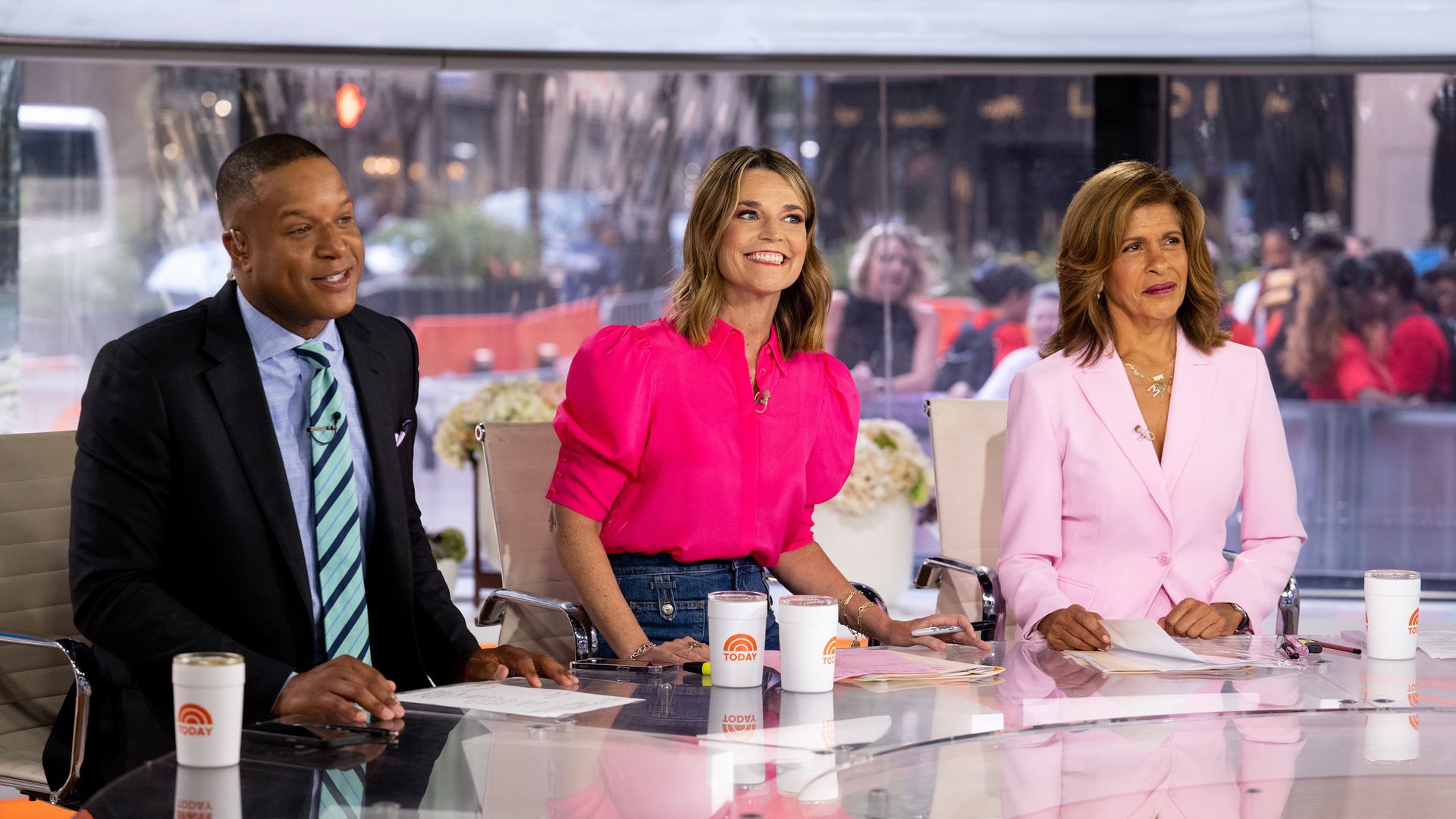 Craig Melvin stepped in to sub Savannah Guthrie on Wednesday's Today Show