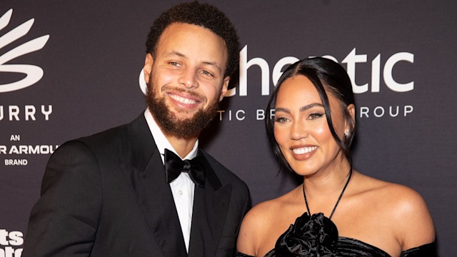 SAN FRANCISCO, CALIFORNIA - DECEMBER 08: Steph and Ayesha Curry arrive at 2022 Sports Illustrated Sportsperson Of The Year Awards at The Regency Ballroom on December 08, 2022 in San Francisco, California. (Photo by Miikka Skaffari/Getty Images)