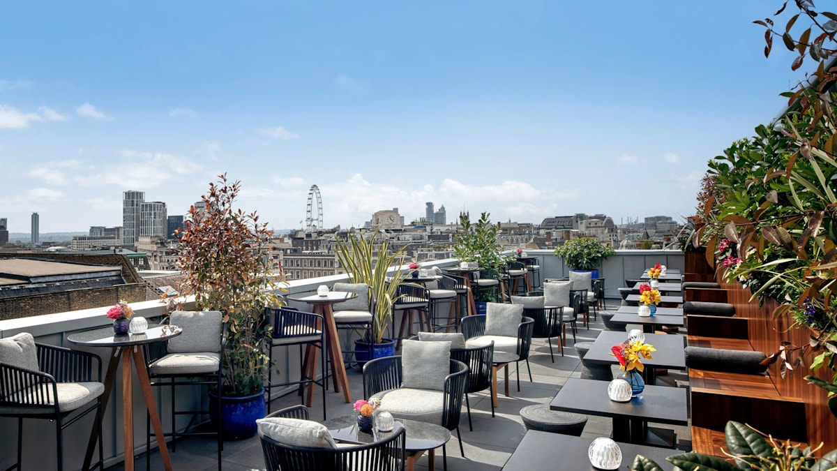 Hotel AMANO: The central London boutique hotel with a chic rooftop bar & bottomless brunch