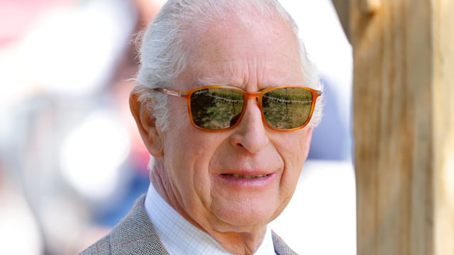 King Charles wearing sunglasses