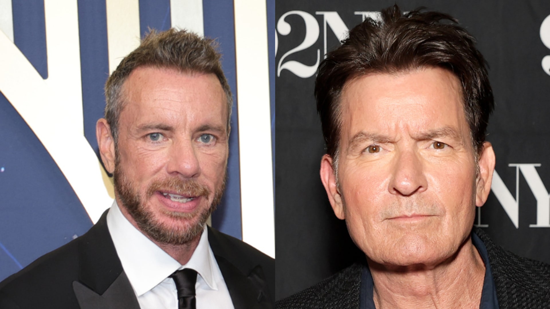 Dax Shepard and Charlie Sheen