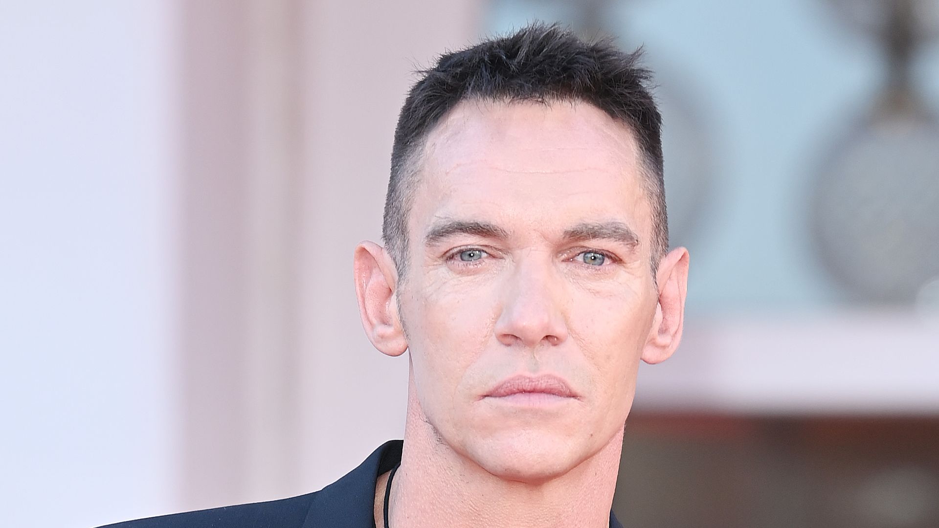 Jonathan Rhys Meyers arrives on the red carpet of the movie "Freaks Out" during the 78th Venice International Film Festival on September 08, 2021 in Venice, Italy. (Photo by Daniele Venturelli/WireImage)