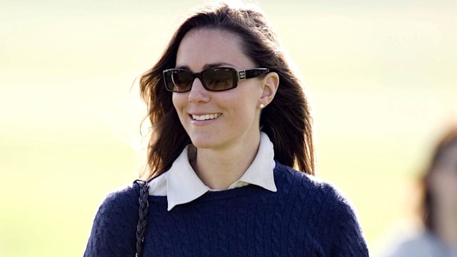 Kate MIddleton wearing a white mini skirt at The Badminton Horse Trials in 2007