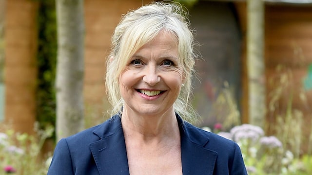 Carol Kirkwood at the Chelsea Flower Show in 2018