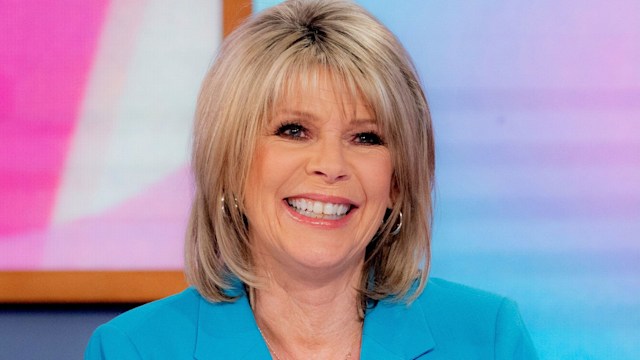 ruth langsford in blue blazer on loose women 