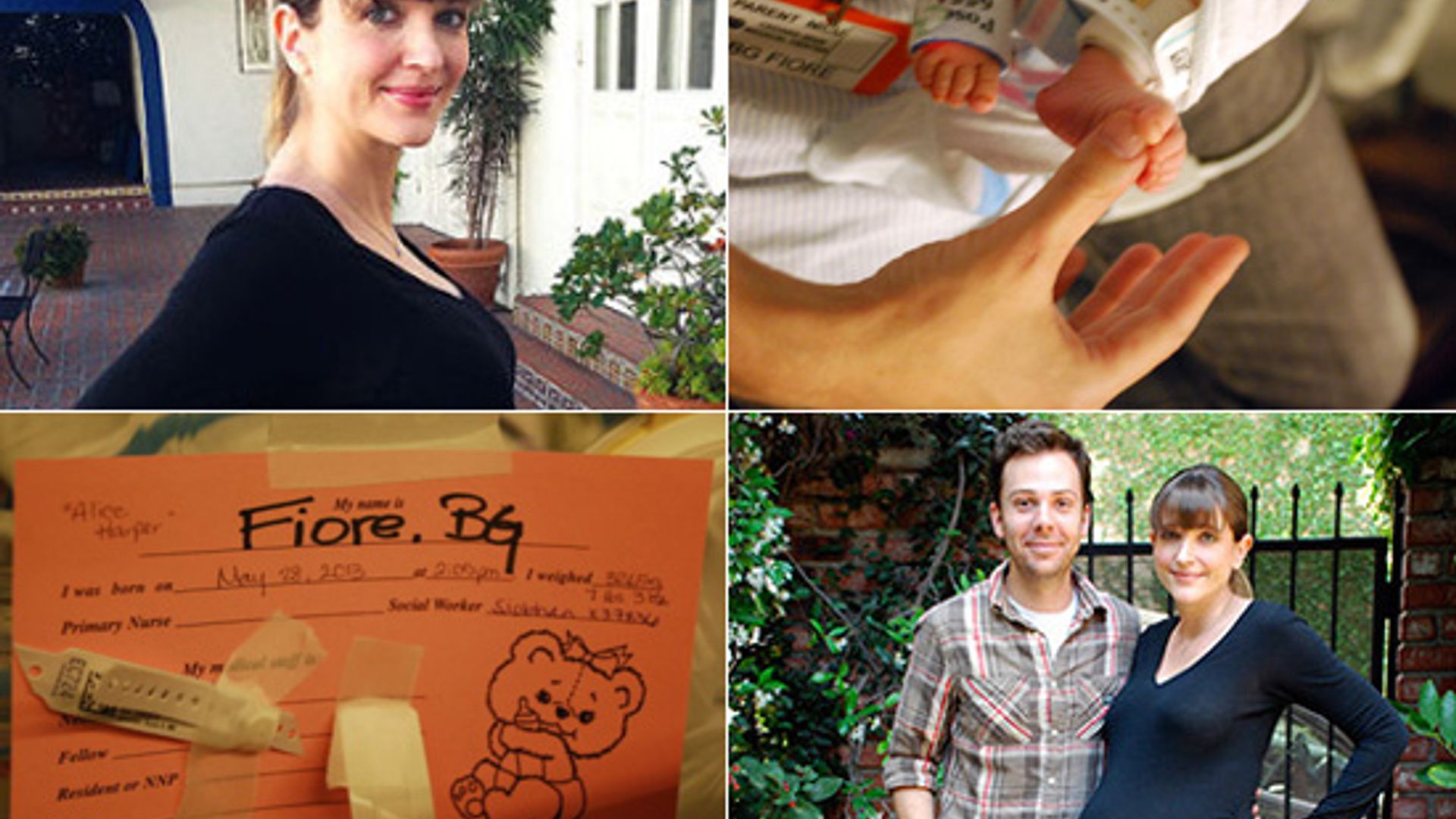 Wedding Band actress Kathryn Fiore meets onemonthold daughter for