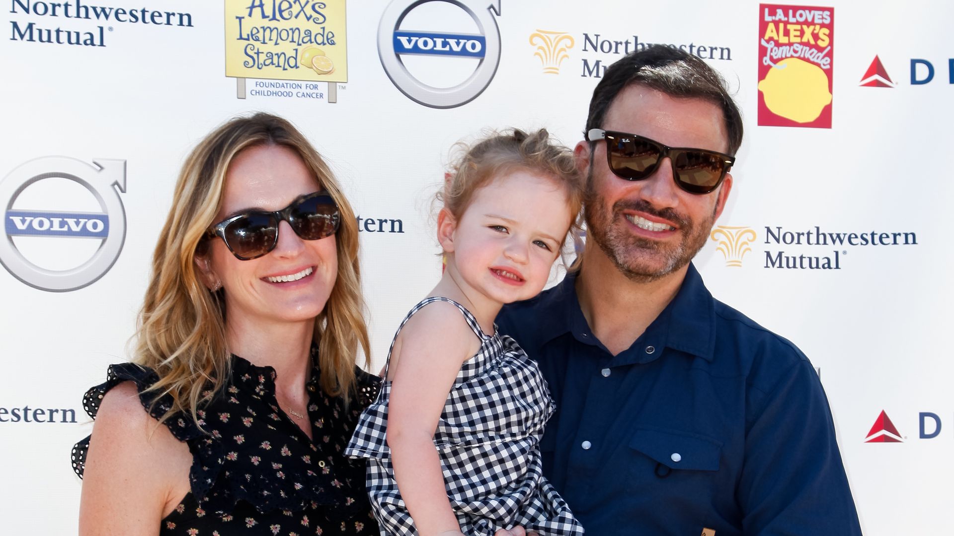 jimmy kimmel wife molly mcnearney and daughter jane
