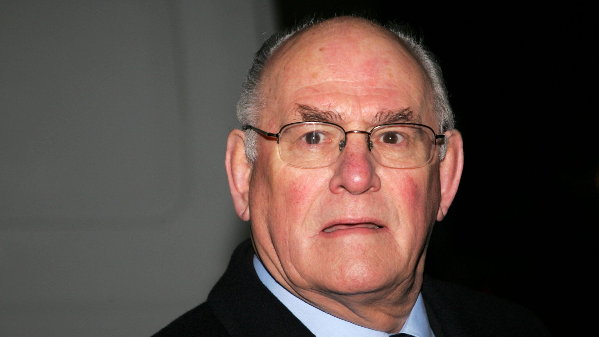 Tony Caunter grimacing