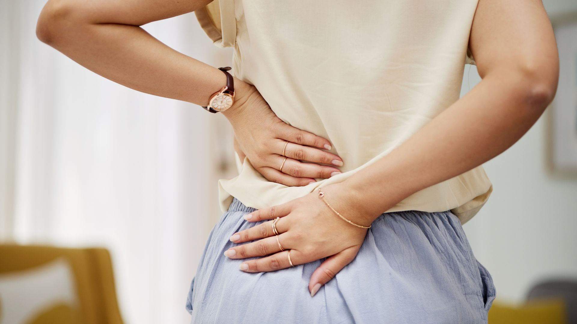 Rheumatoid arthritis is most common in hands and feet, but it can also affect other areas of the body, such as your back