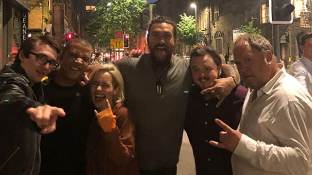 Game Of Thrones Cast Reunion - Emilia Clarke, Jason Momoa And Kit Harington  On Instagram