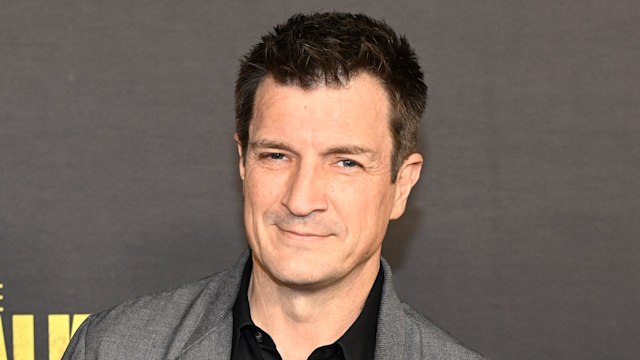 Nathan Fillion arrives at The Walking Dead Live: The Finale Event 