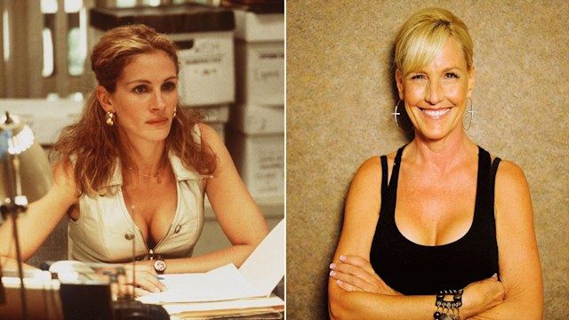 Erin Brockovich split with picture of Julia Roberts on set as Erin