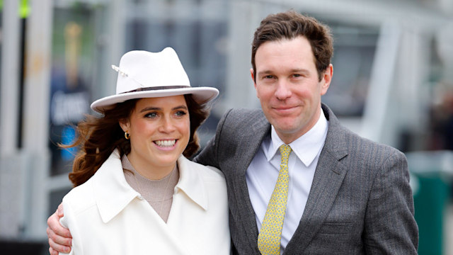 Princess Eugenie and Jack Brooksbank at Cheltenham Festival