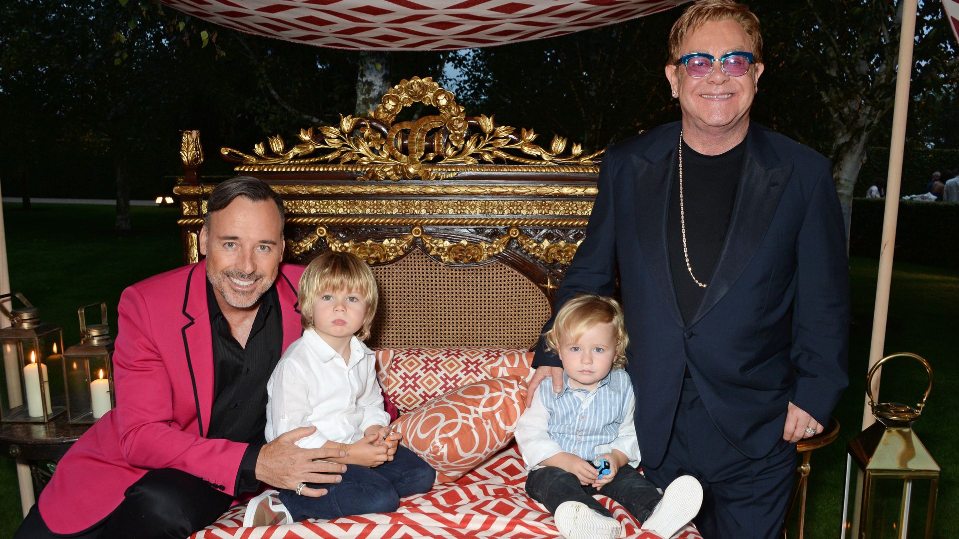 Elton John celebrates son Zachary's birthday in style - see cake