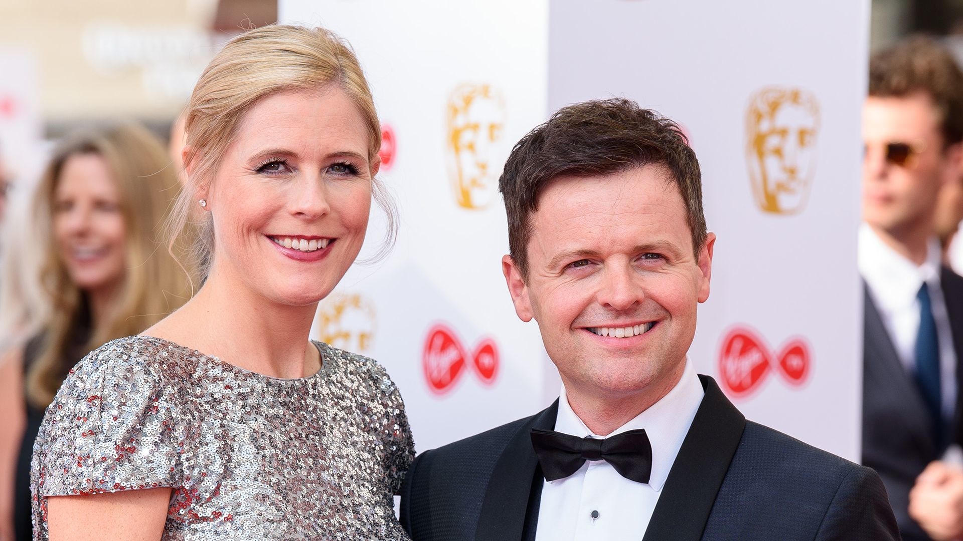 Ali Astall and Declan Donnelly on the BAFTA red carpet