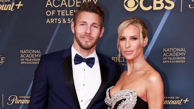 scott clifton and girlfriend elle anderson dressed up daytime emmys red carpet