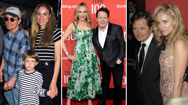 Michael J Fox and wife Tracy Pollan over the years