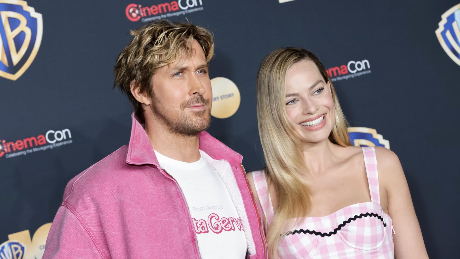 Margot Robbie and Ryan Gosling at CinemaCon 2023