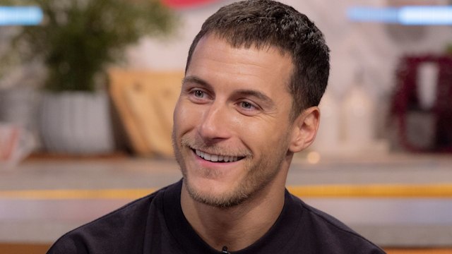 Gorka Marquez smiling whilst appearing on Lorraine