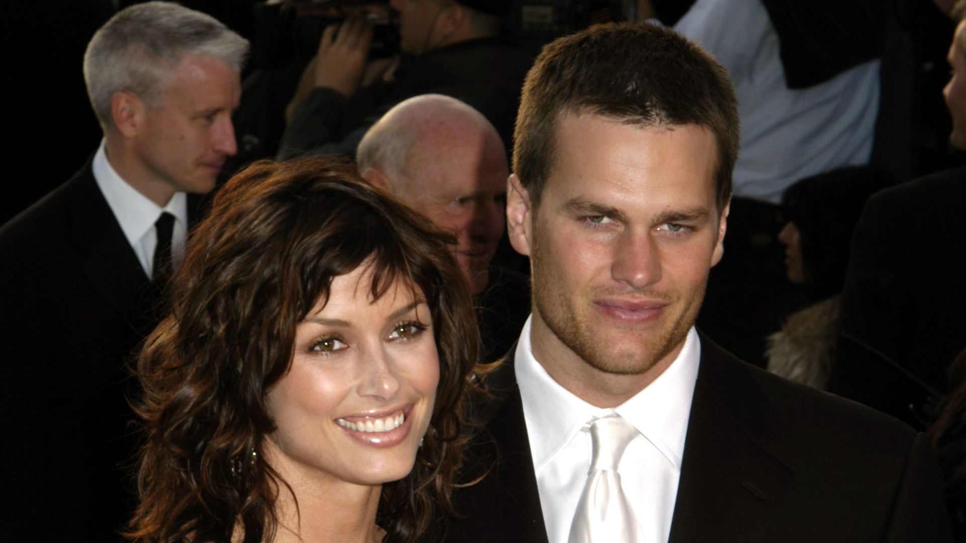 Bridget Moynahan and Tom Brady at the Vanity Fair Party