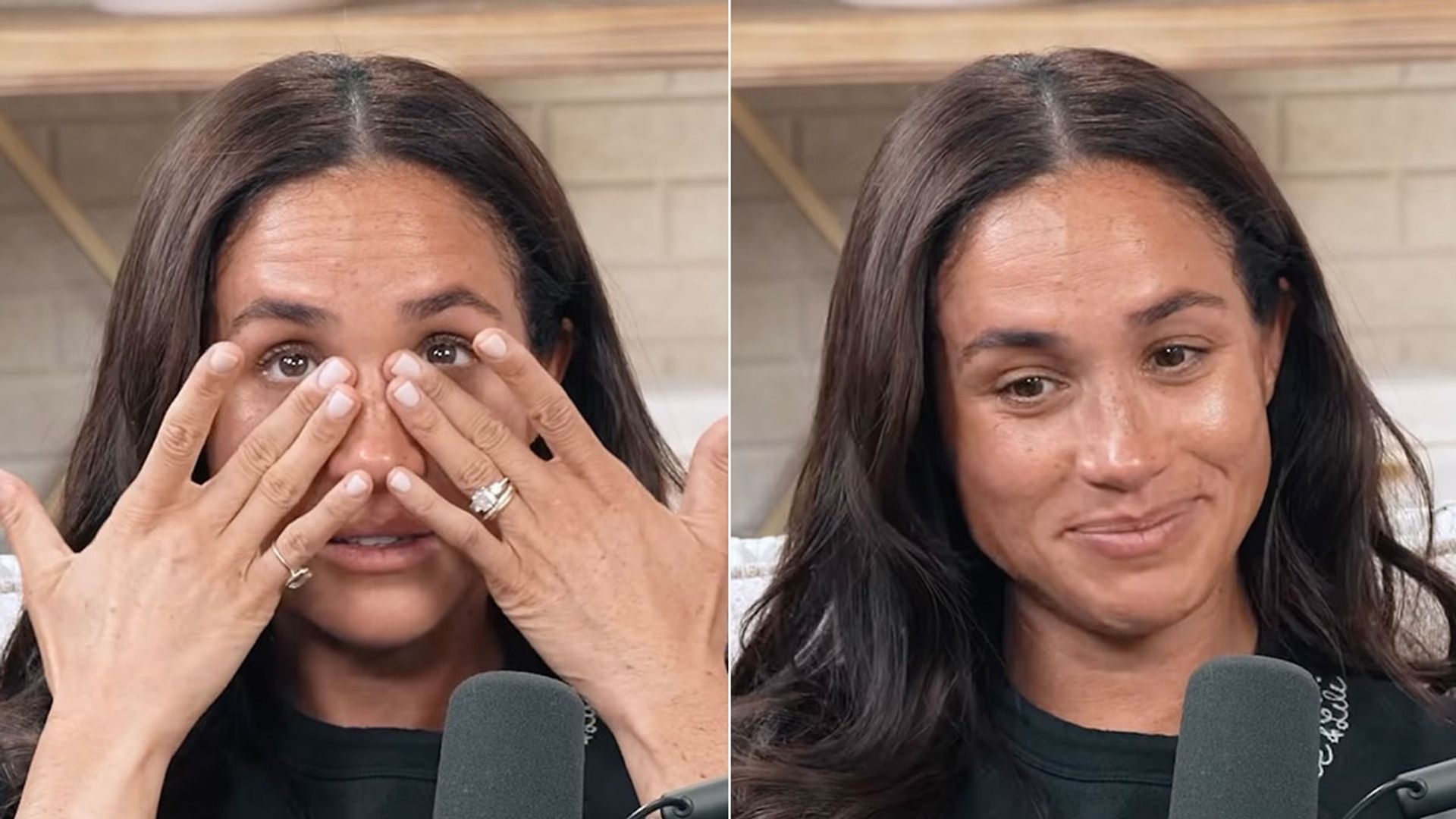 Tearful Meghan Markle reflects on 'trenches' of royal life with Prince Harry
