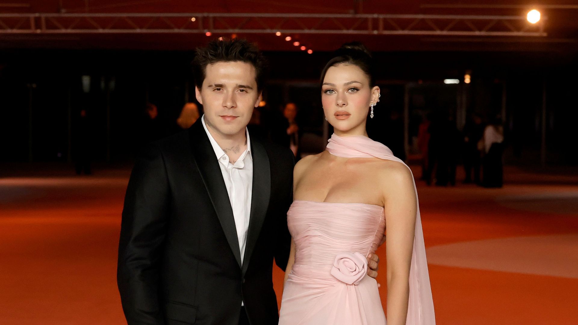 Brooklyn Beckham and Nicola Peltz at the Los Angeles event at the Academy Museum of Motion Pictures