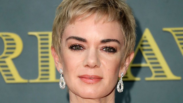 Close up of Victoria Hamilton