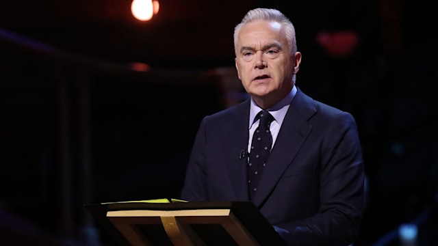 BBC newsreader Huw Edwards speaks at the UK Holocaust Memorial Day Commemorative Ceremony in Westminster on January 27, 2020 in London, England. 2020 marks the 75th anniversary of the liberation of Auschwitz-Birkenau. Holocaust memorial day takes place an