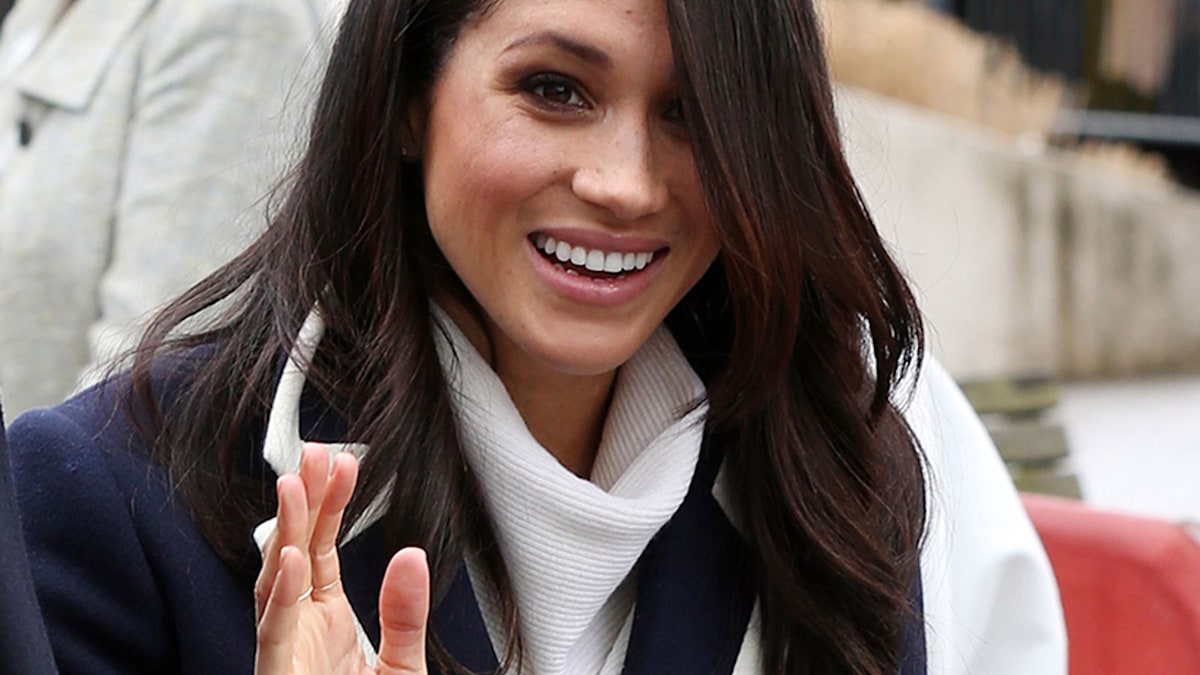 Meghan Markle looks stunning wearing a white roll neck jumper in Birmingham  | HELLO!