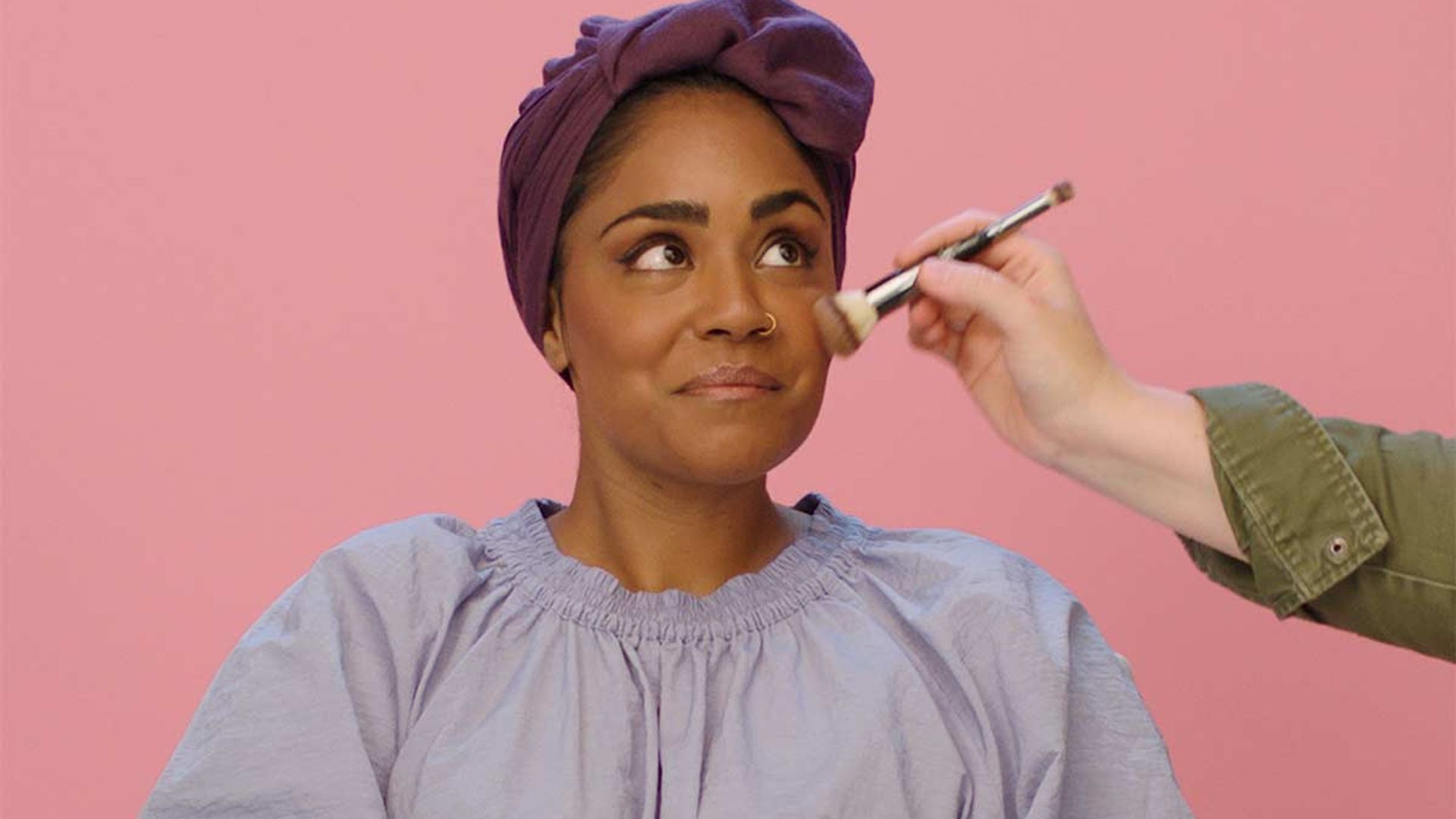 Baking star Nadiya Hussain's secret to glowy makeup 