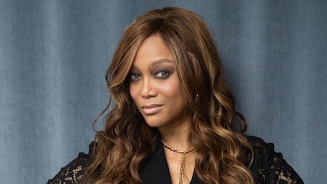 Tyra Banks visits the SiriusXM Studios on September 28, 2022 in New York City.