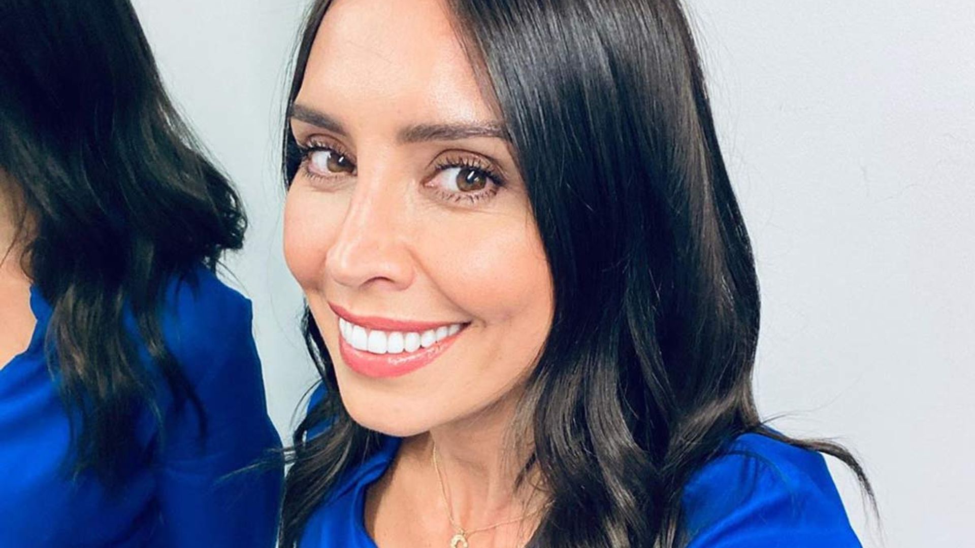 christine lampard other stories blue dress