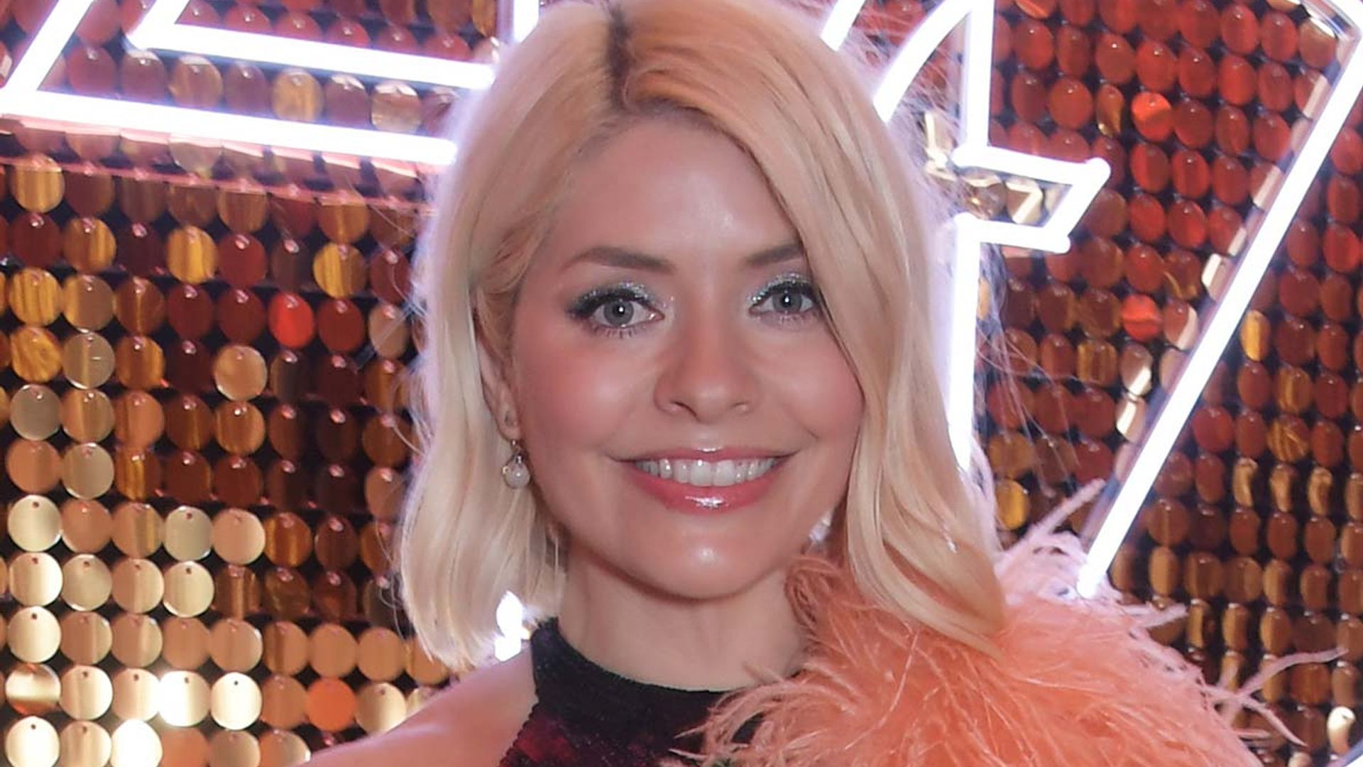 holly willoughby glitter dress