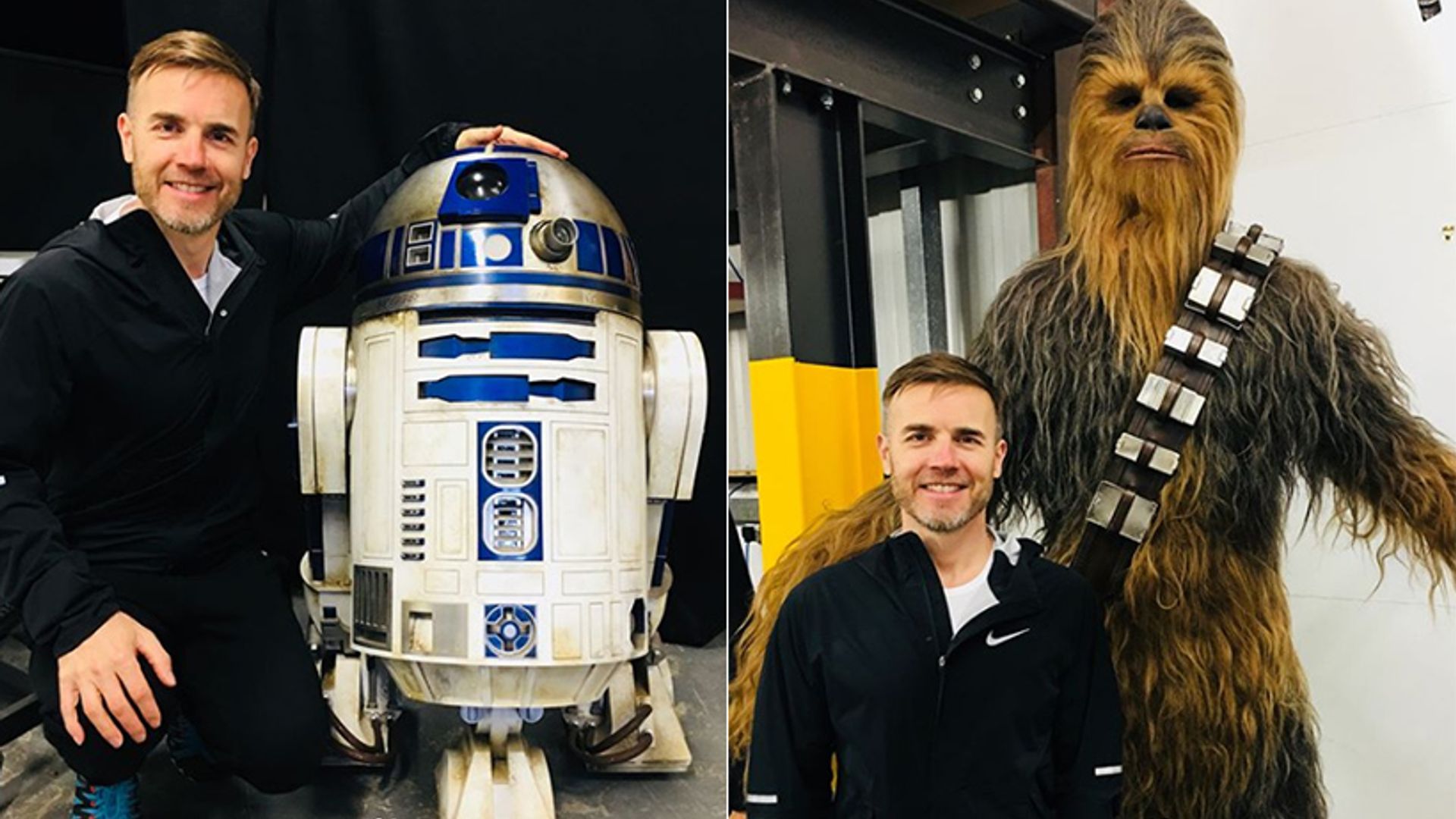 Gary Barlow shares photos from Star Wars set following his cameo