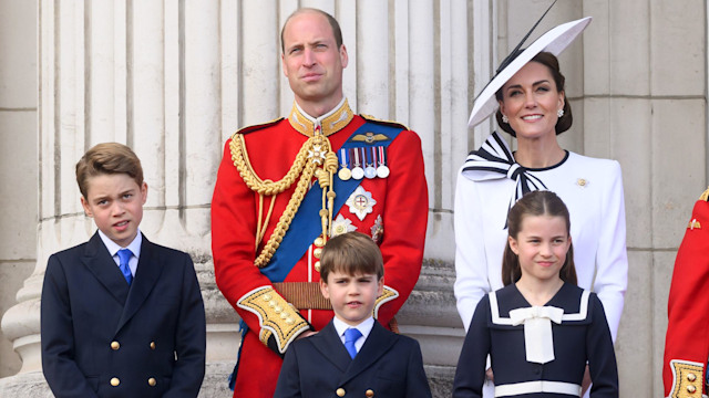 Wales family at Trooping the Colour