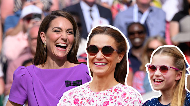 The Princess of Wales, Pippa Middleton and Princess Charlotte at Wimbledon