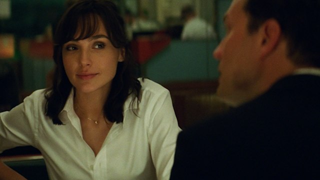 Gal Gadot as Rachel Stone and Jamie Dornan as Parker in Heart Of Stone