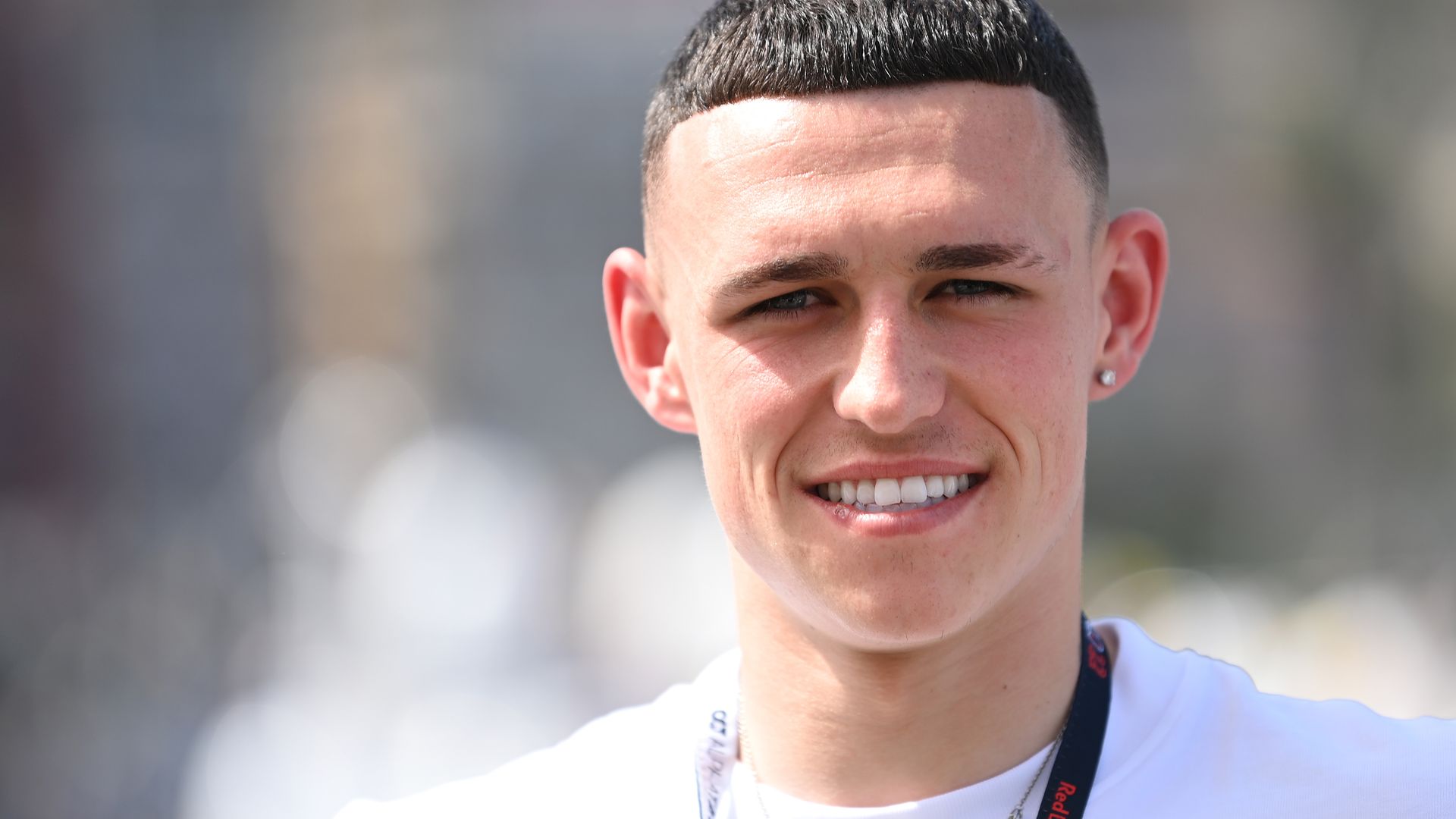 A close-up photo of Phil Foden