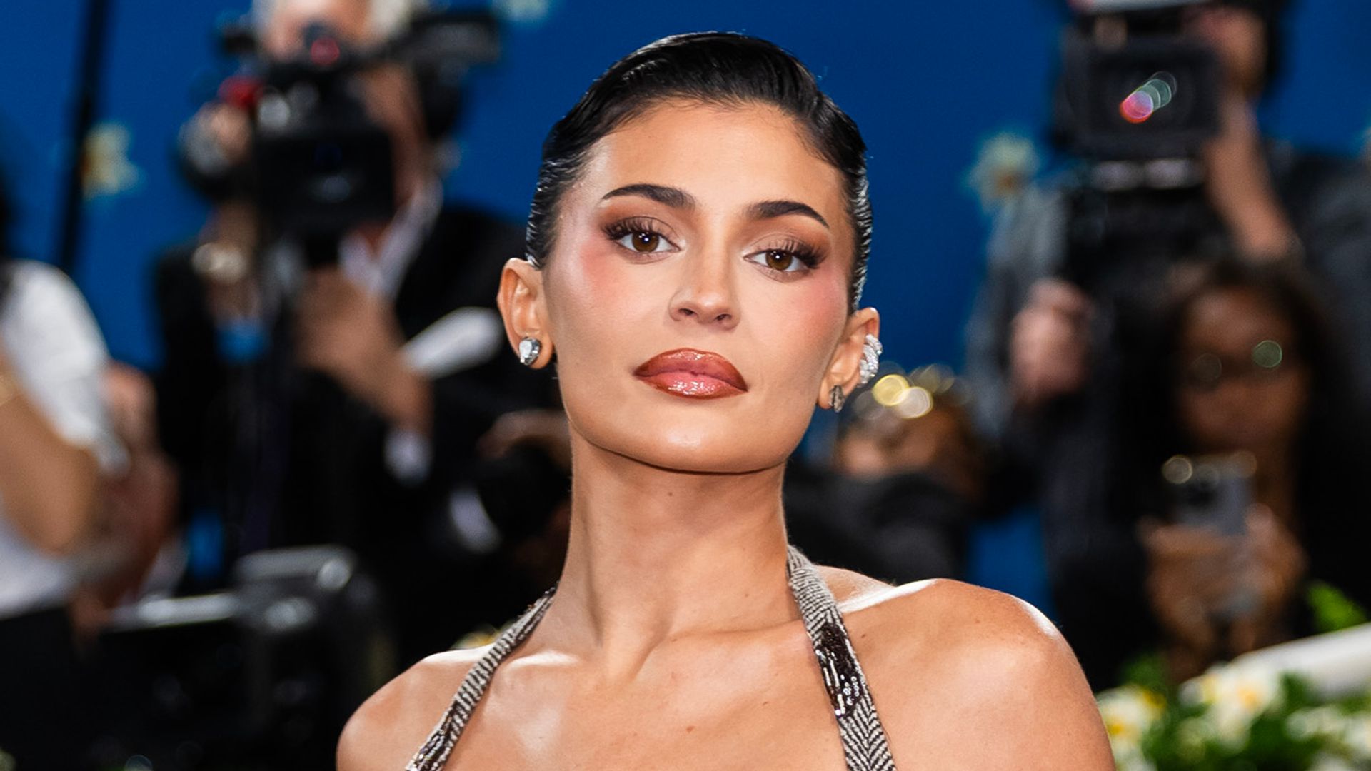 Kylie Jenner attends the 2025 Met Gala Celebrating "Superfine: Tailoring Black Style" at Metropolitan Museum of Art on May 05, 2025 in New York City