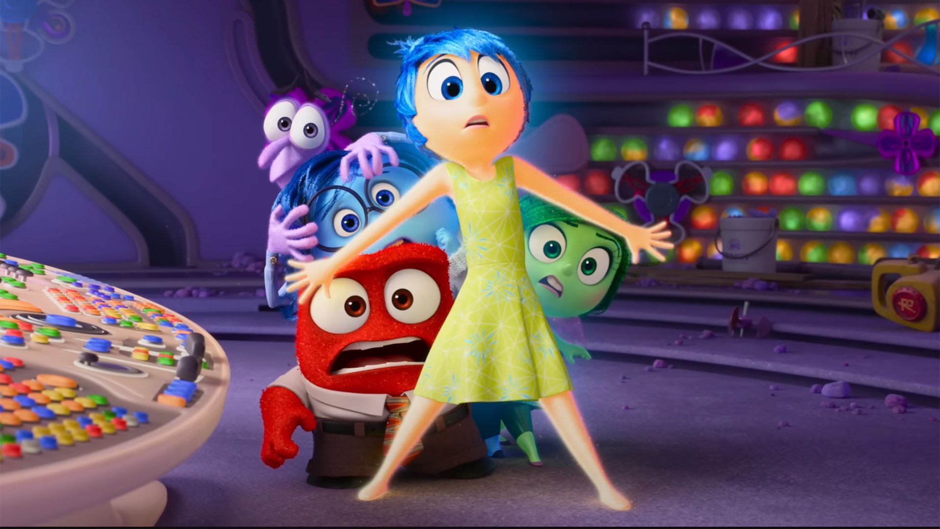 Joy, Sadness, Anger, Fear and Disgust in Inside Out 2