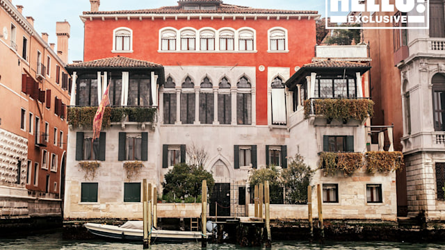 Giovanni and Servane Giol's palazzo in Venice - exterior view of the Grand Canal