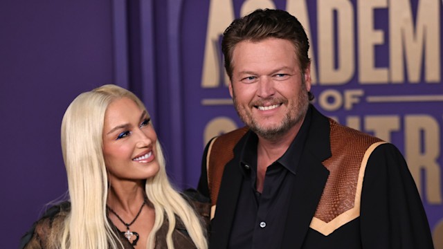 Gwen Stefani and Blake Shelton attend the 59th Academy of Country Music Awards at Omni Frisco Hotel at The Star on May 16, 2024 in Frisco, Texas.