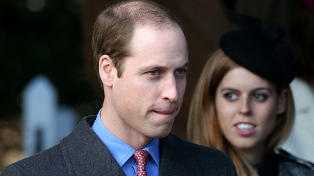 Prince William and Princess Beatrice in 2014