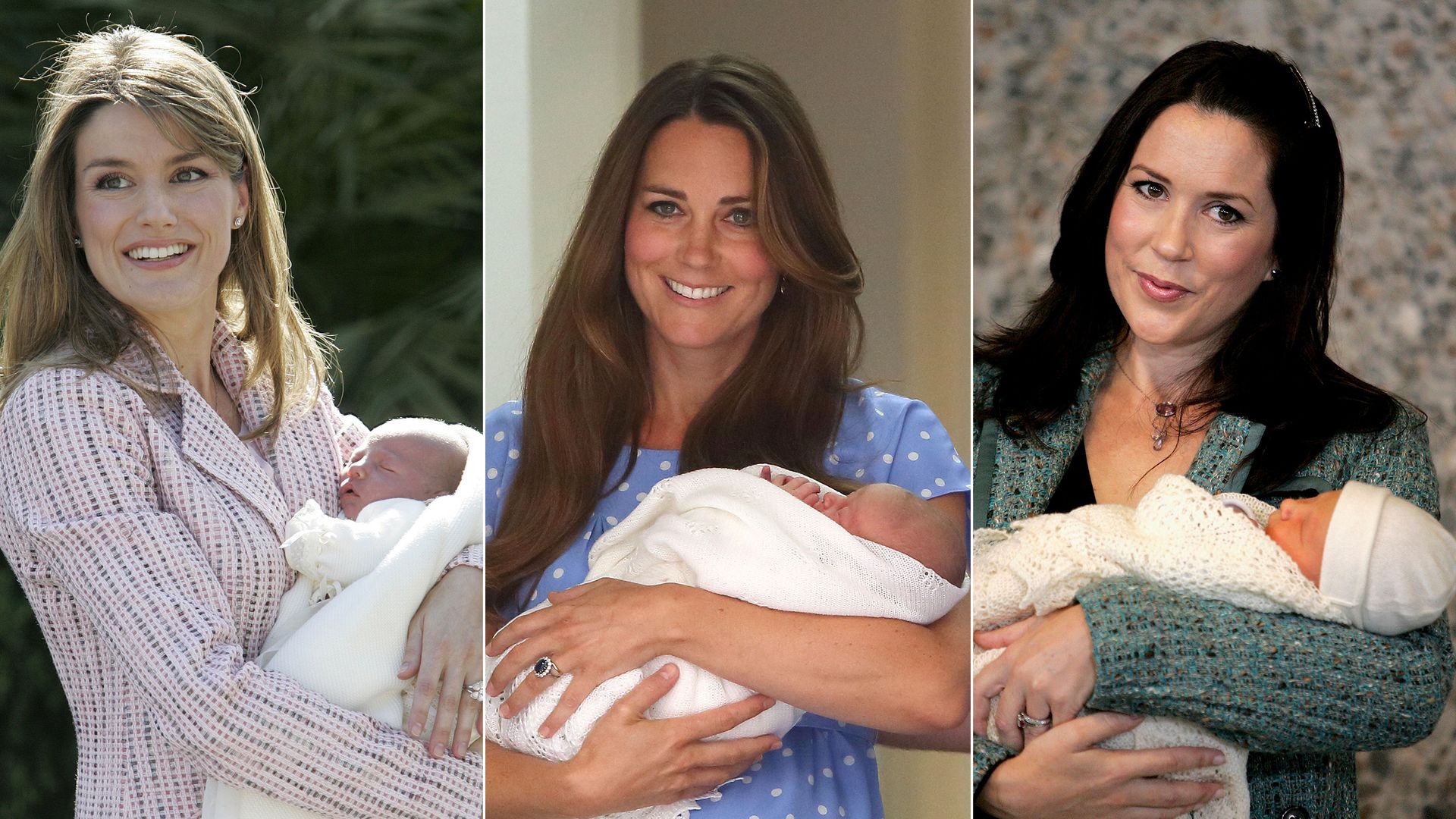 Royal mothers leaving hospital with their babies in 14 historic photos