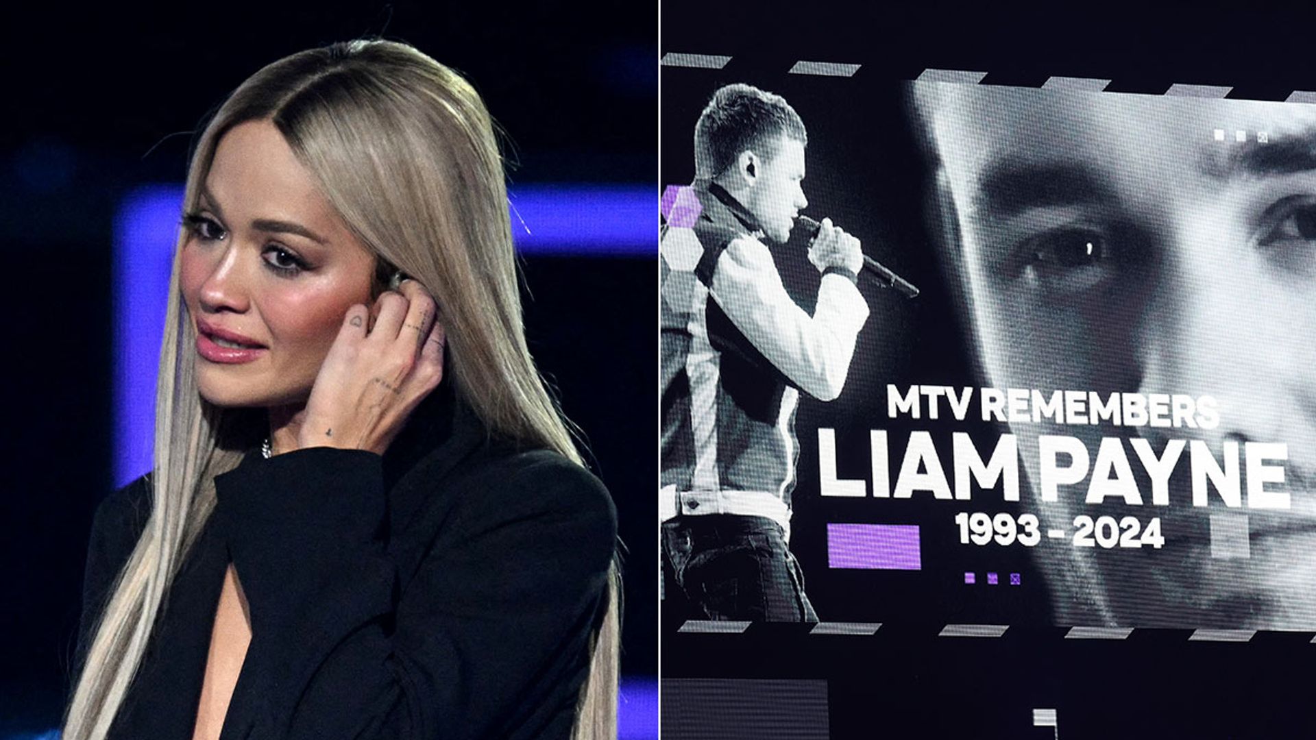 Rita Ora in tears as she pays heartbreaking tribute to Liam Payne at the MTV EMAs