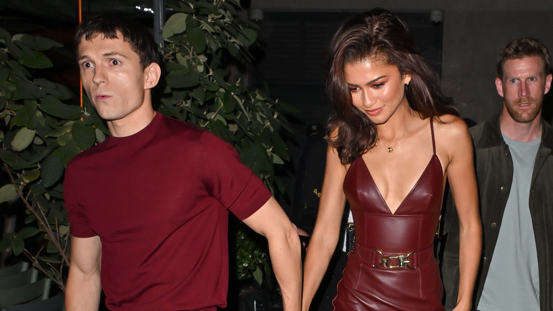 Zendaya and Tom Holland are couple goals in matching date night outfits