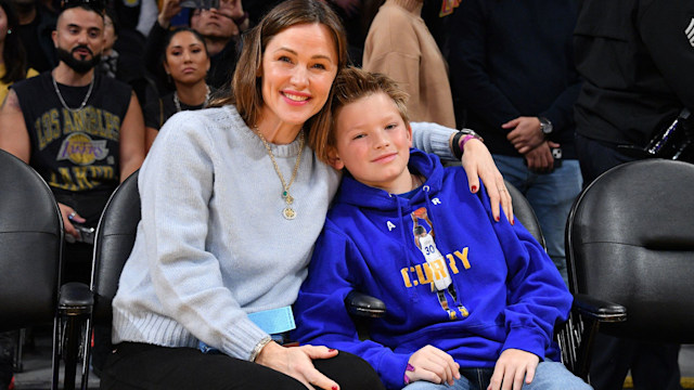 Jennifer Garner with son Samuel 