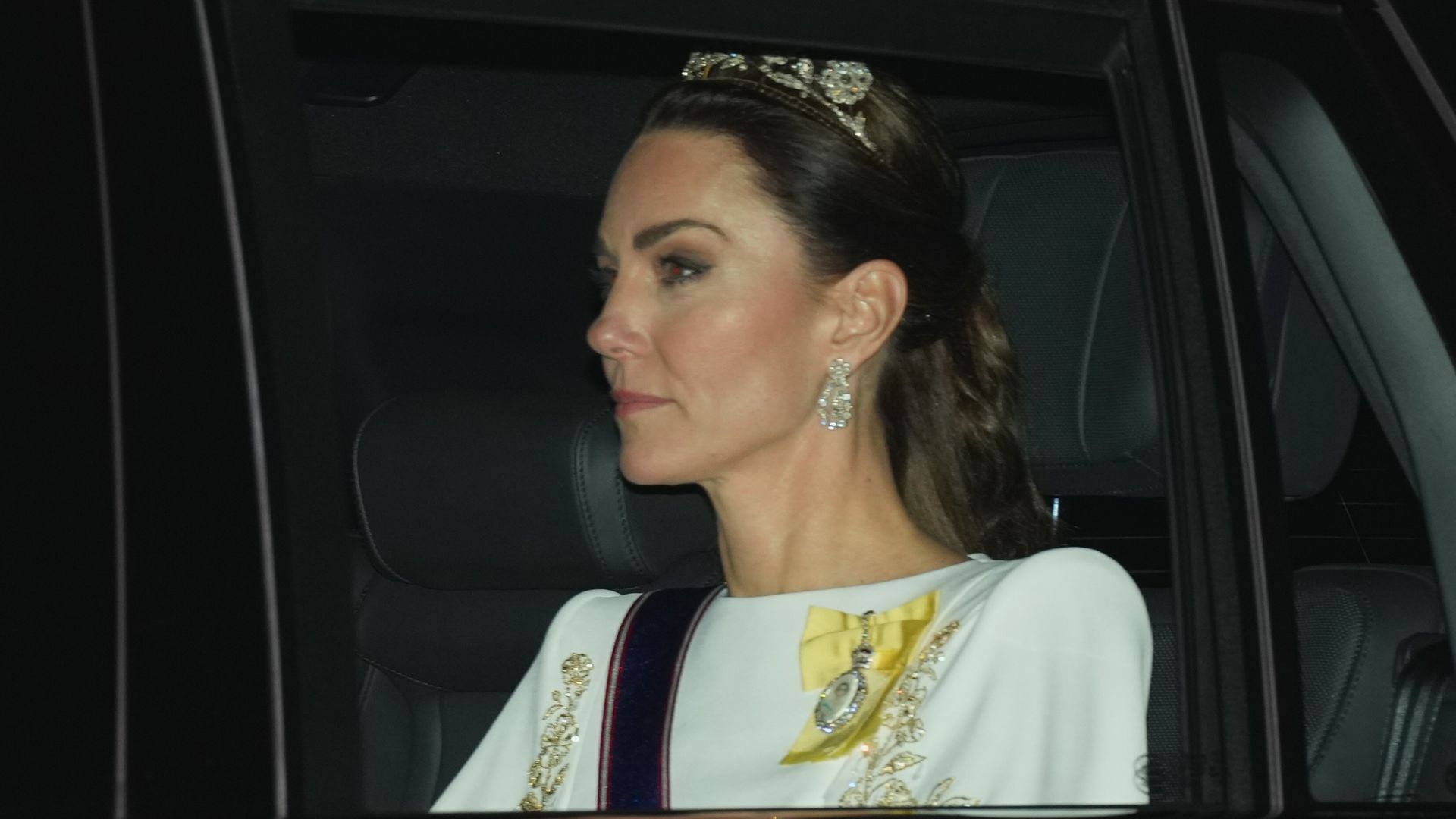 Princess Kate wore the Strathmore Rose Tiara